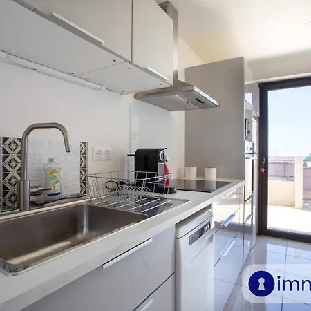 Apartman Air-conditioned With Park And Swimming Pool A Cagnes-sur-Mer