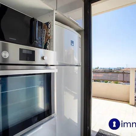 Air-conditioned With Park And Swimming Pool A Apartman Cagnes-sur-Mer